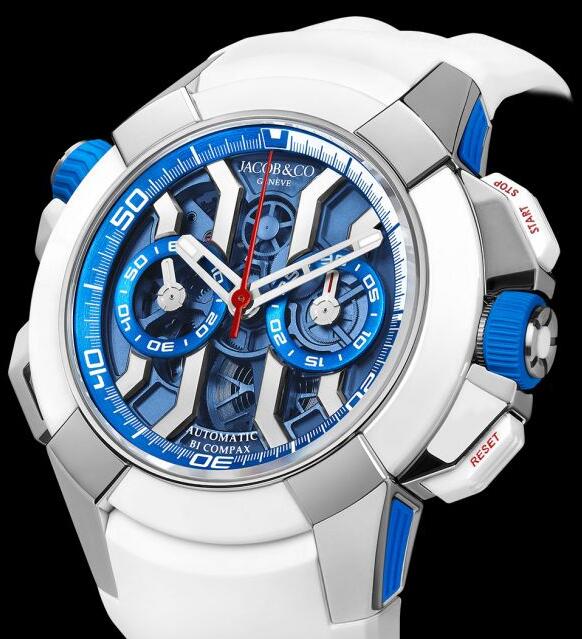 Review Jacob & Co EPIC X CHRONO SUMMER EDITION EC313.20.PE.LL.G Replica watch